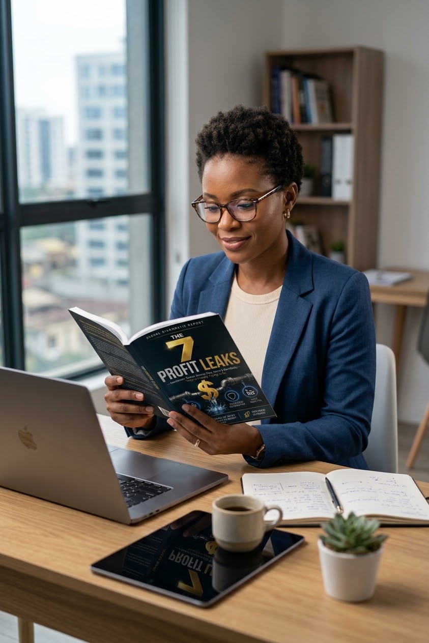 reviewing our 7 profit leaks ebook
