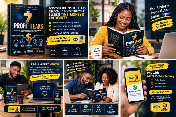 get access to the 7 profit leak ebook.